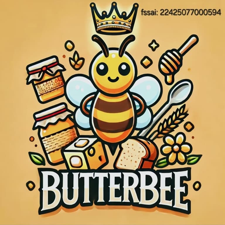 ButterBee mascot and products